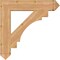 Ekena Millwork Merced Arts & Crafts Smooth Bracket, Western Red Cedar, 5 1/2"W x 32"D x 32"H BKT06X32X32MRC03SWR - alternate 4